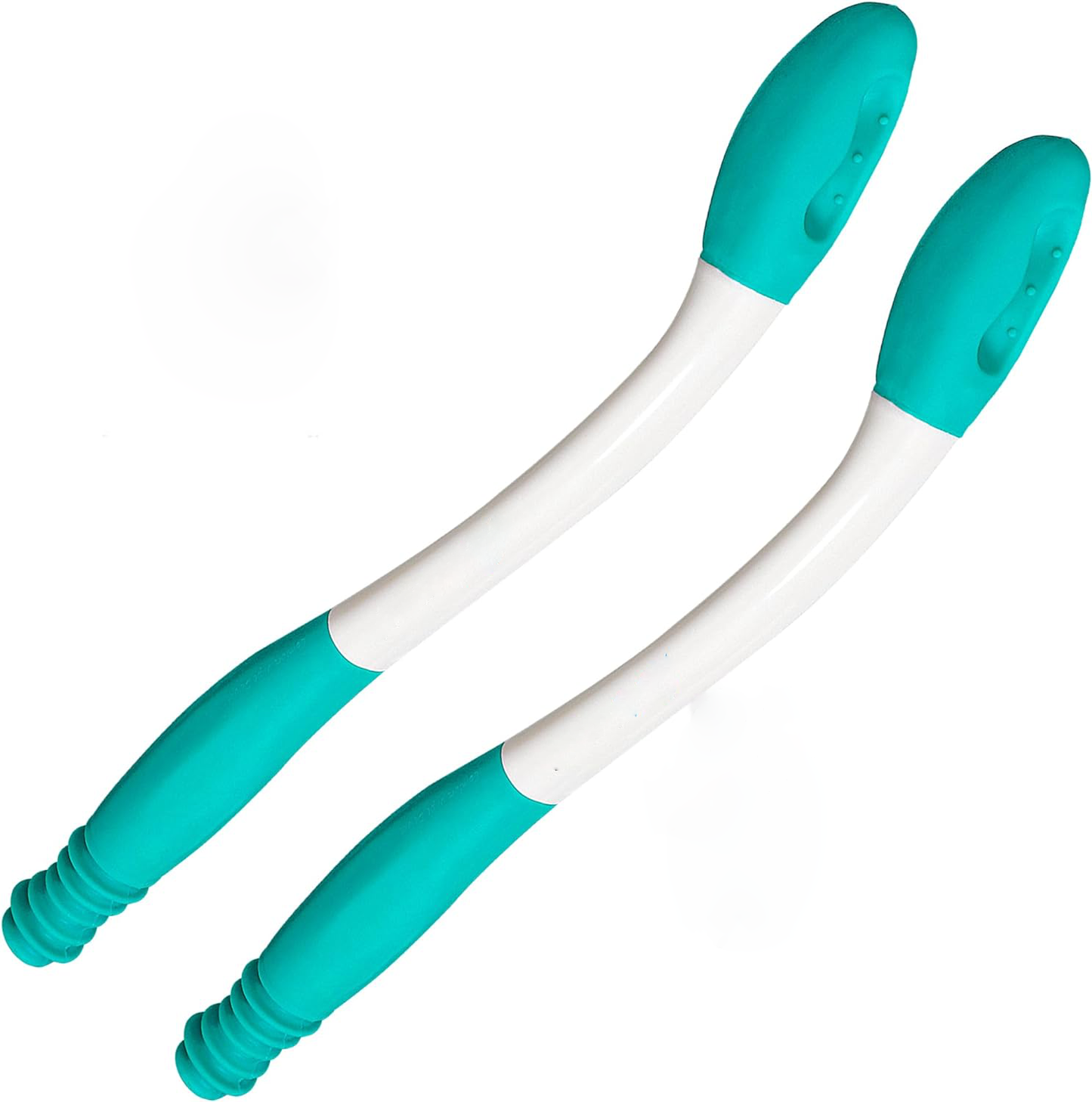 Ergonomic 15-Inch Toilet Aid Wiping Tool Set - 2pcs