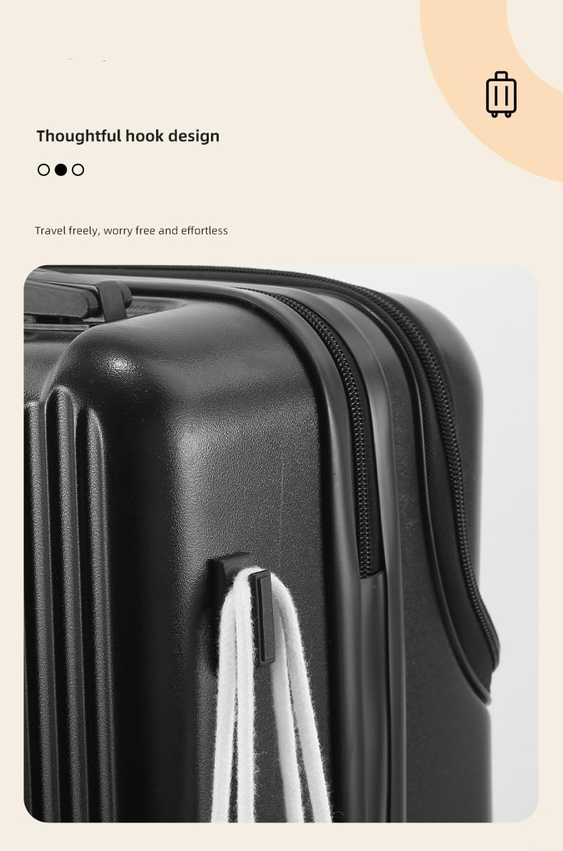 20-Inch Hard Shell Carry-On with Cup Holder, USB Port & TSA Lock