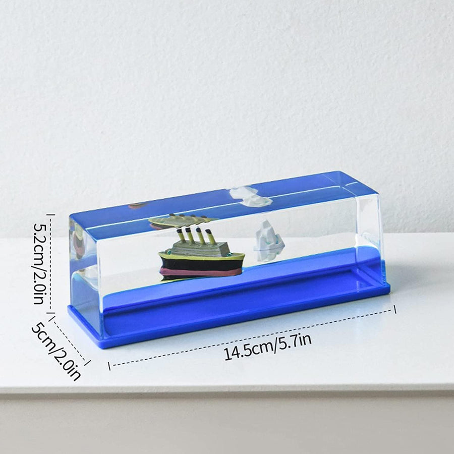 Unsinkable Acrylic Ship Decorative Piece