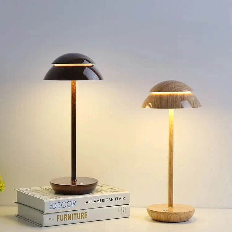 Cordless Scandinavian LED Table Lamp with Touch Dimming