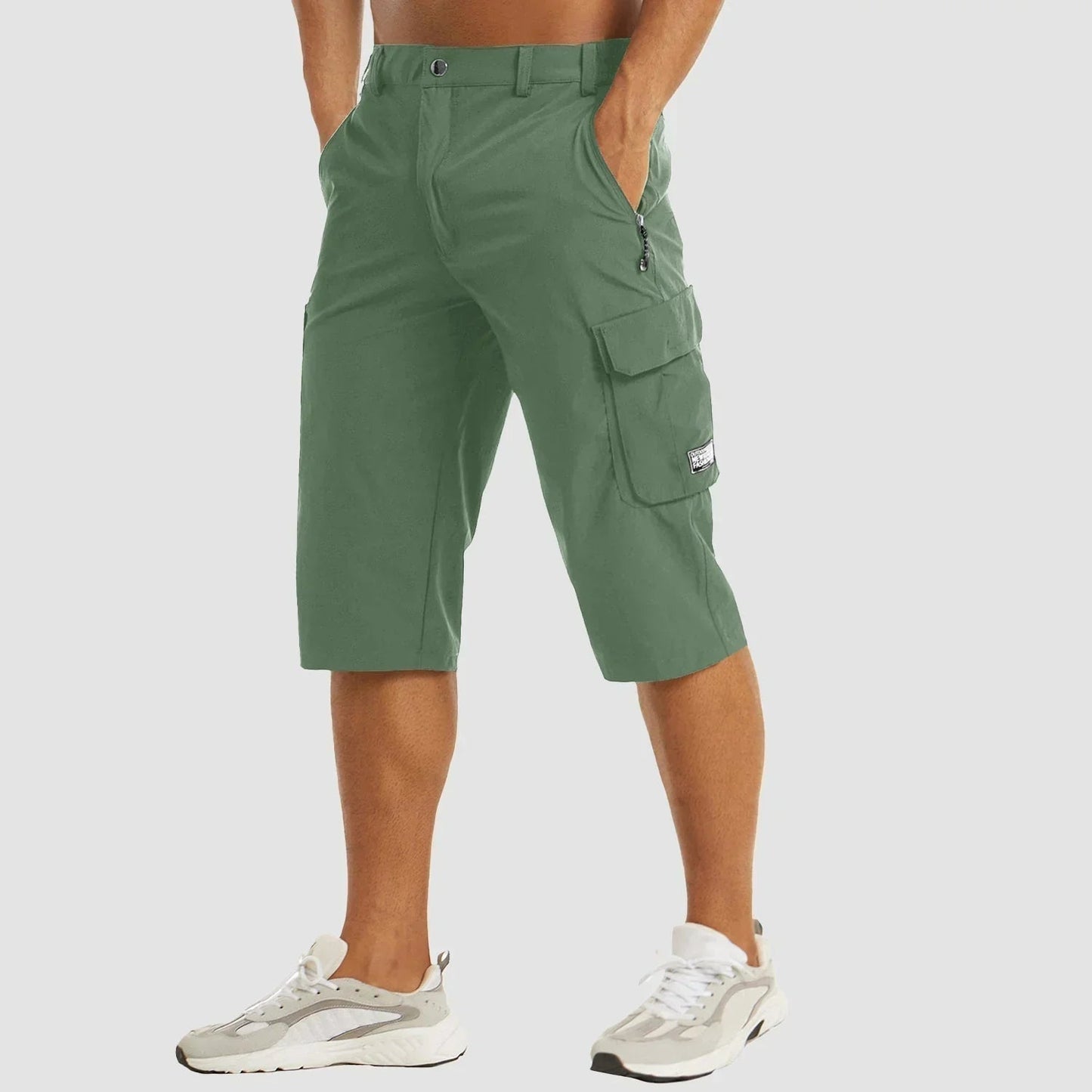 Men's Lightweight Breathable Cargo Shorts with Pockets