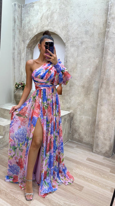 Azaria - Tropical Flowy Dress