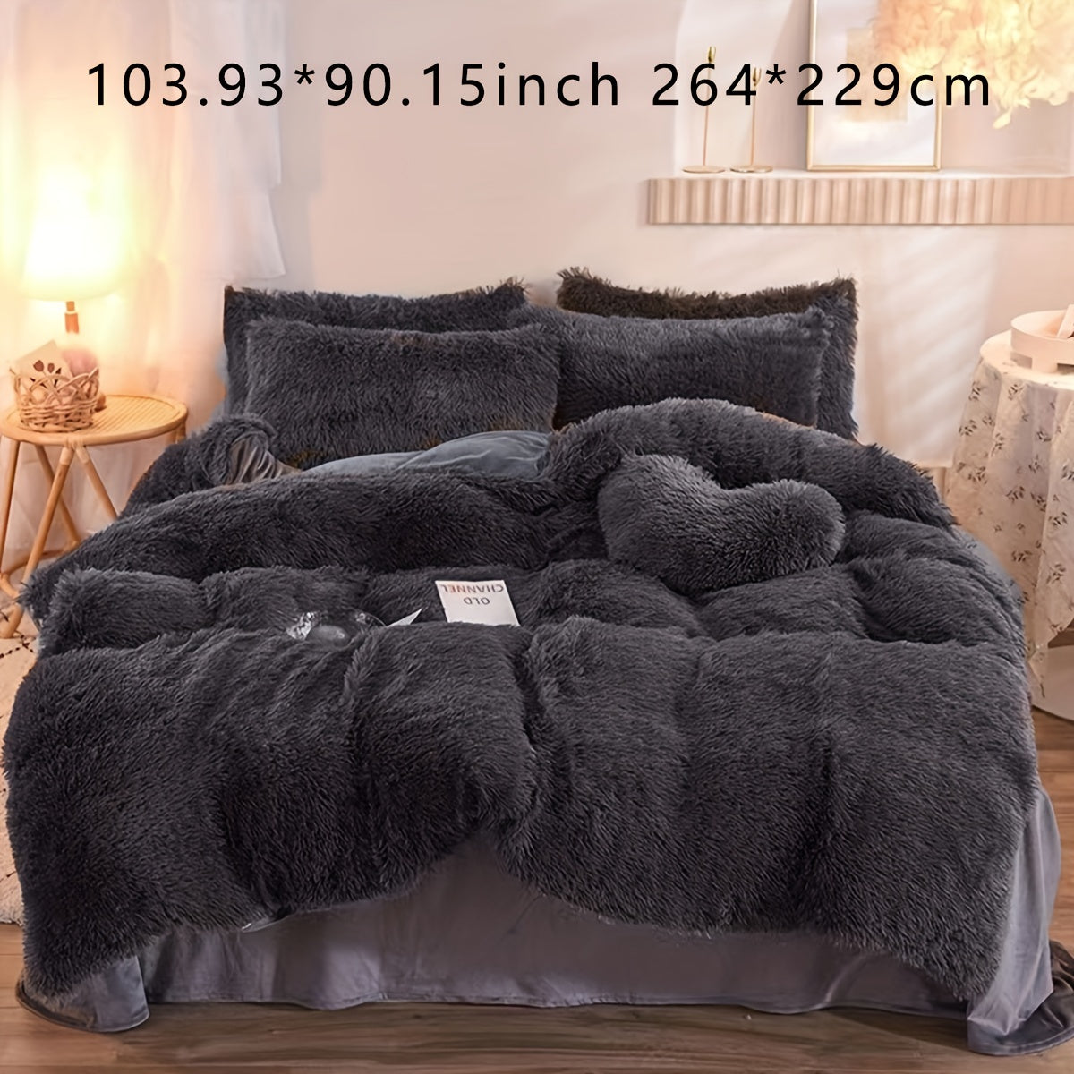 Luxurious Velvet Duvet Cover Set with Pillowcases