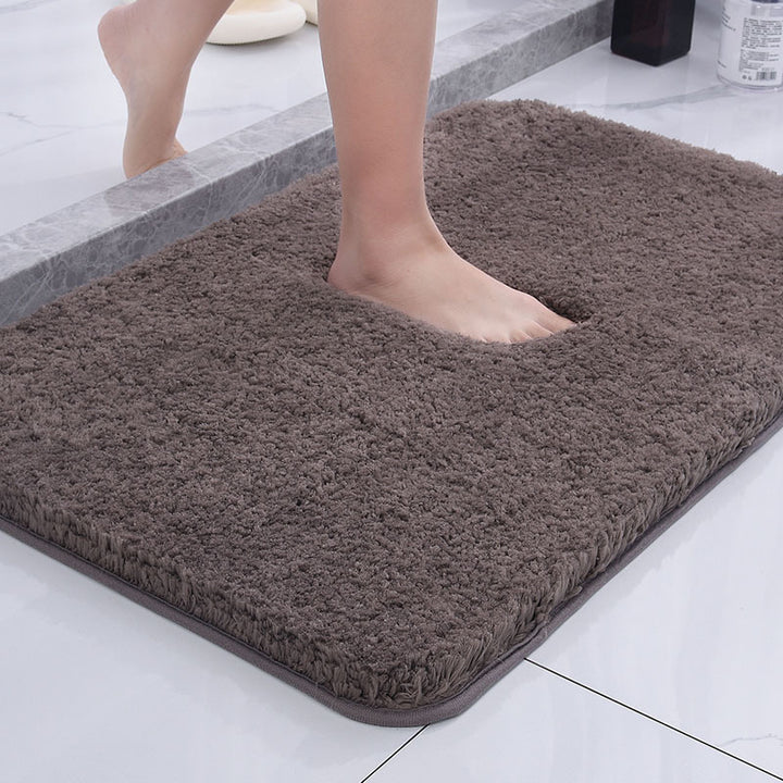 Plush Microfibre Non-Slip Bath Mat