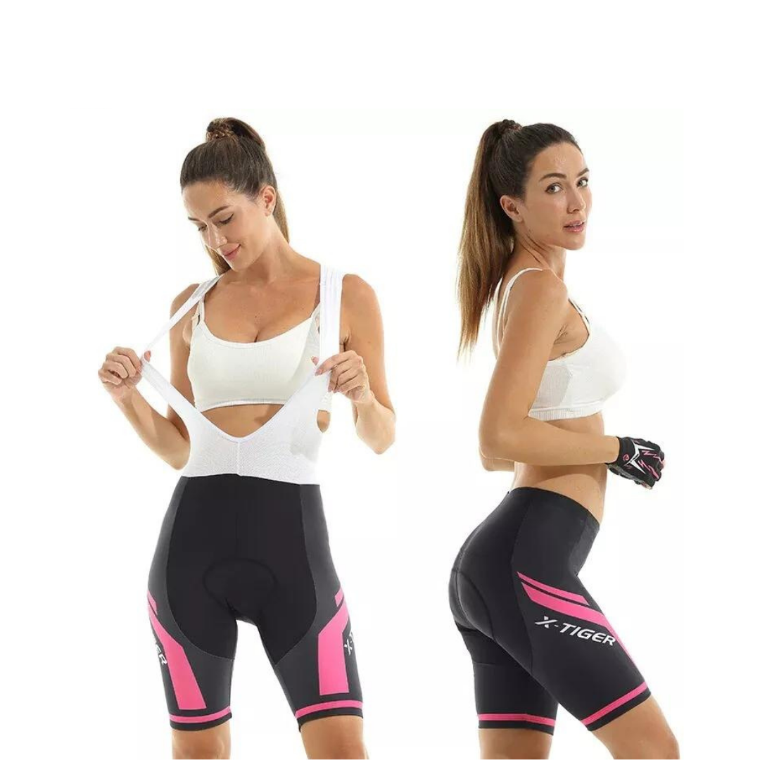 Women's Fitted Cycling Shorts with Breathable Stretch Fabric and Soft Padding