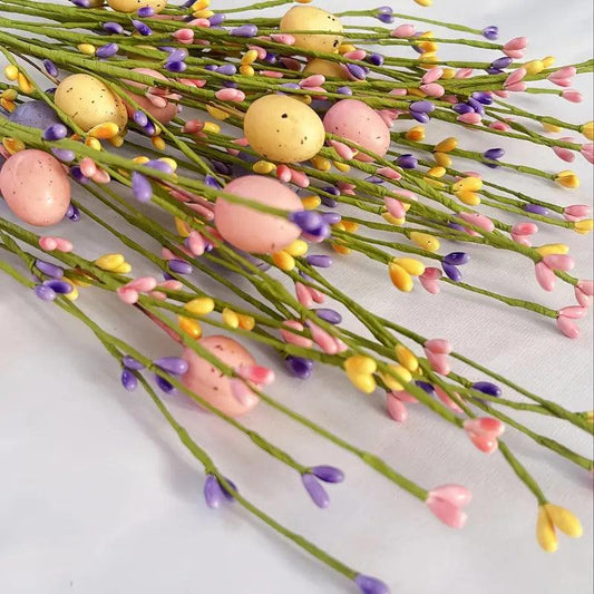 Colorful Easter Egg Decorative Branches for Spring Arrangements