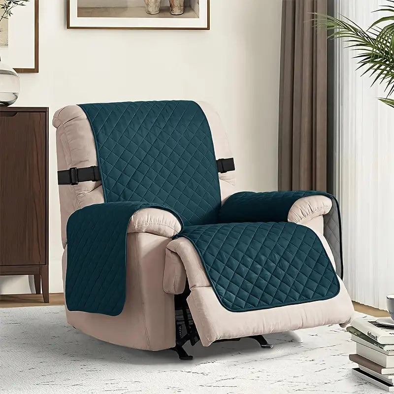 Microfiber Armchair Cover with Anti-Slip Protection and Water Resistance