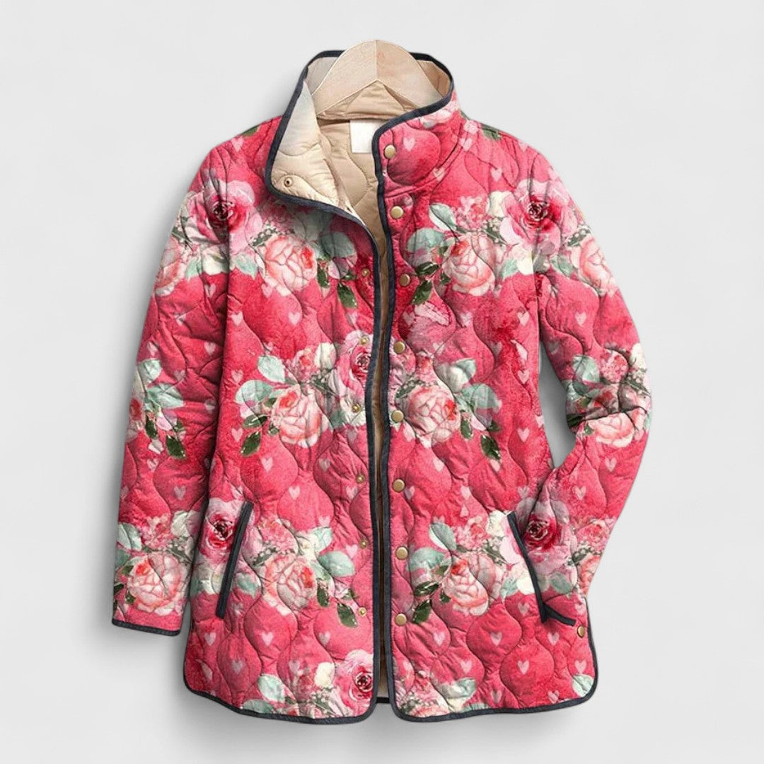 Holly | Quilted Floral Jacket