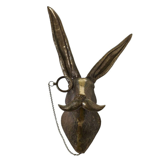 Bronze Resin Deer Head Wall Sculpture