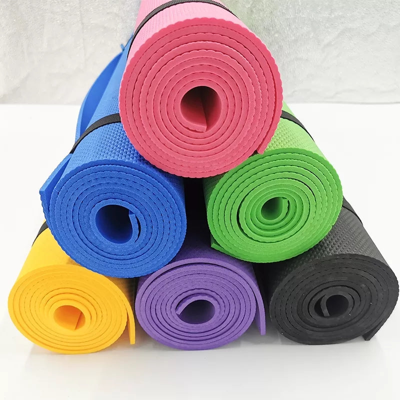 Premium Non-Slip Yoga Mats in Multiple Colors