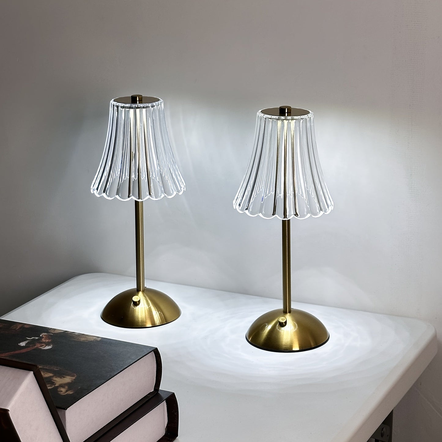 Dimmable Touch Sensor LED Table Lamp with USB Rechargeable Battery