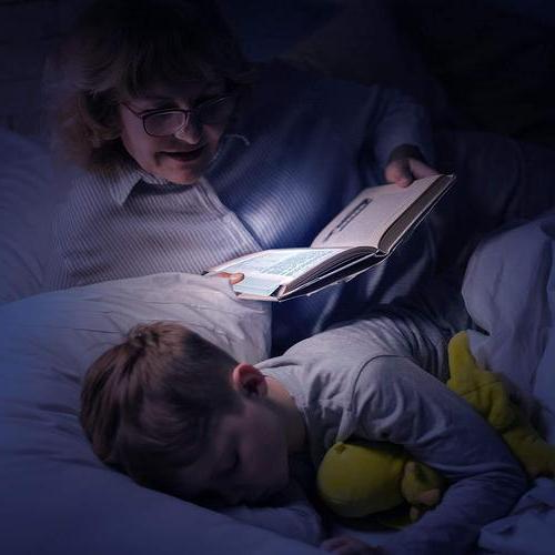 Flat Panel Book Reading Light and Bookmark