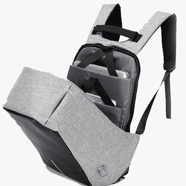 Anti-Theft USB Charging Backpack with Water-Resistant Fabric