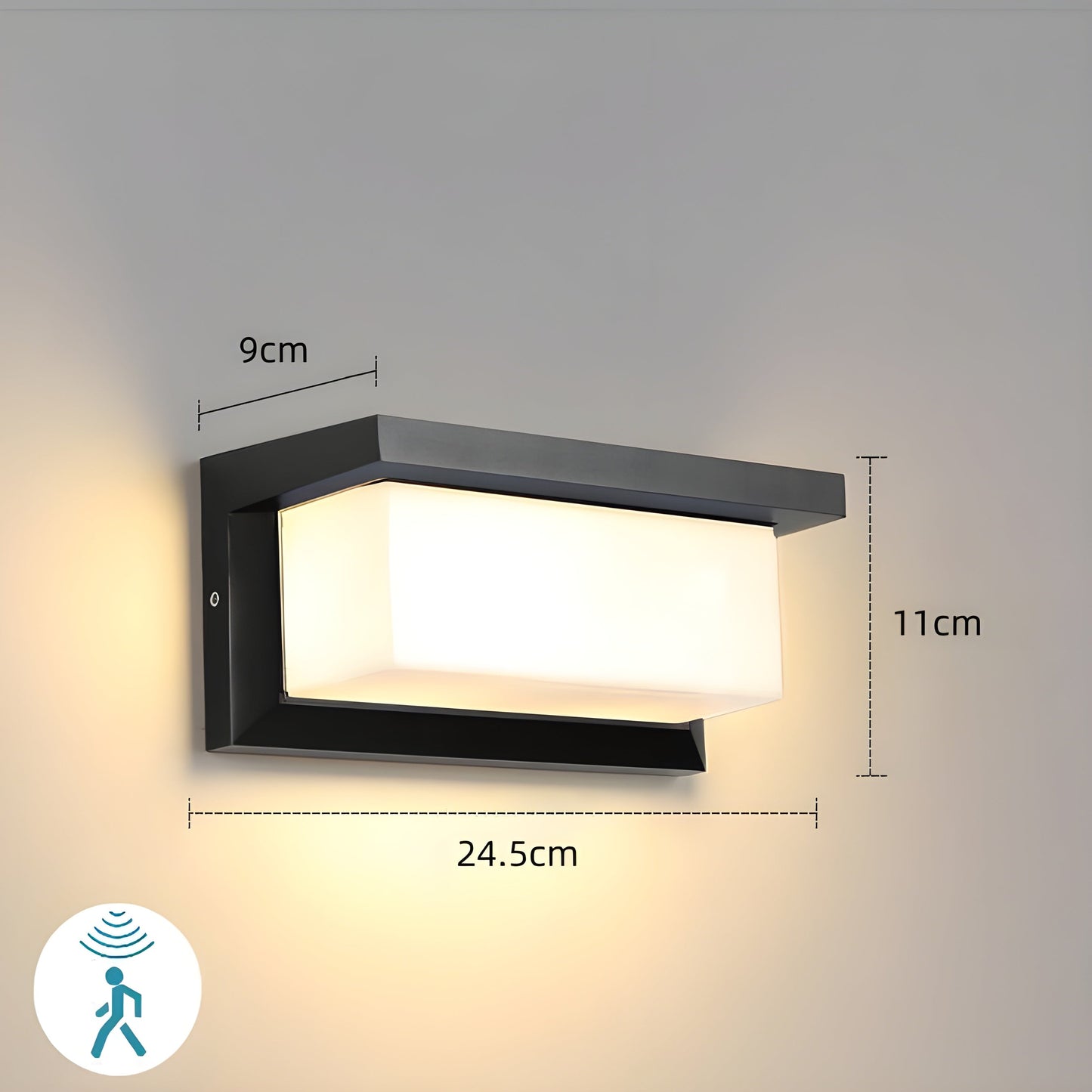 LED Waterproof Outdoor Motion Sensor Wall Light