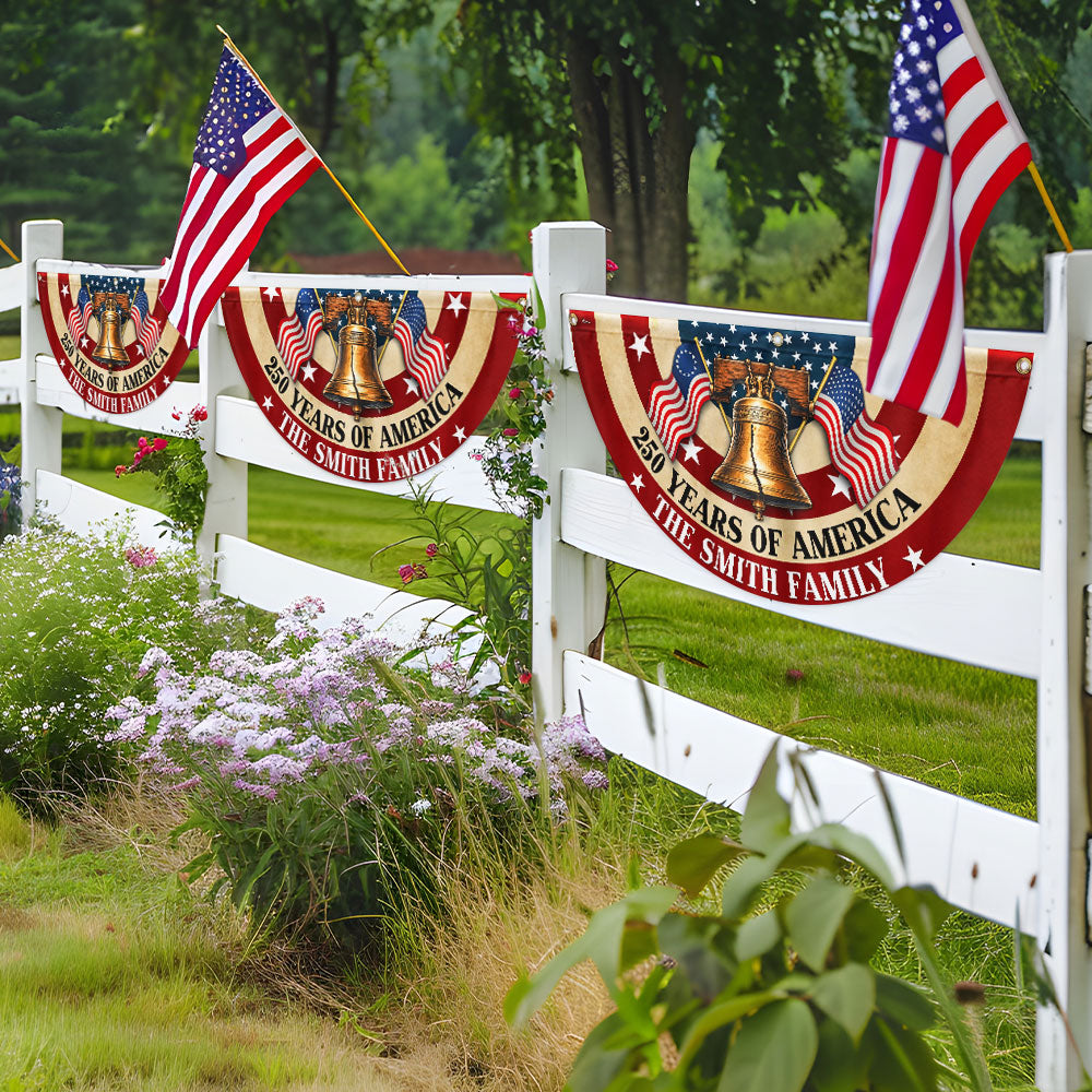 Personalized 250th Anniversary Betsy Ross Fan Flag