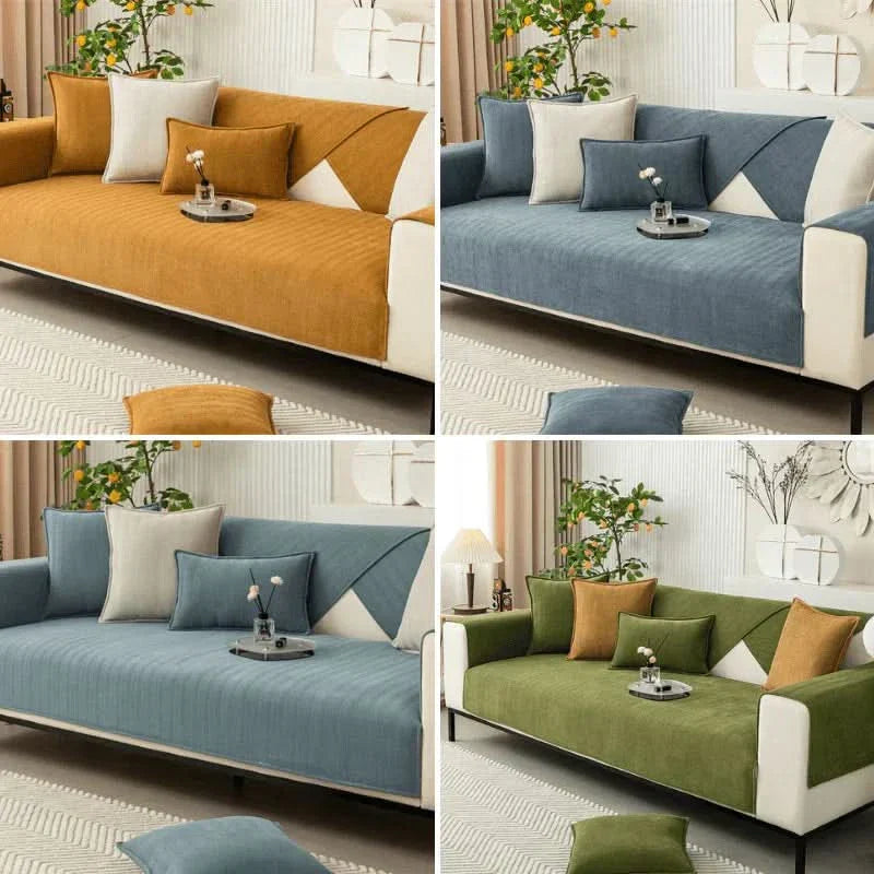 Non-Slip Stretch Sofa Cover - Water-Resistant Couch Protector