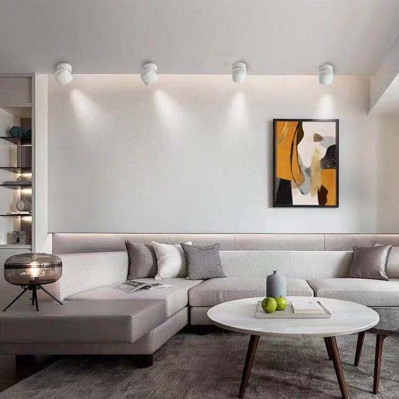 Dimmable Minimalist LED Spotlight with 340-Degree Rotation