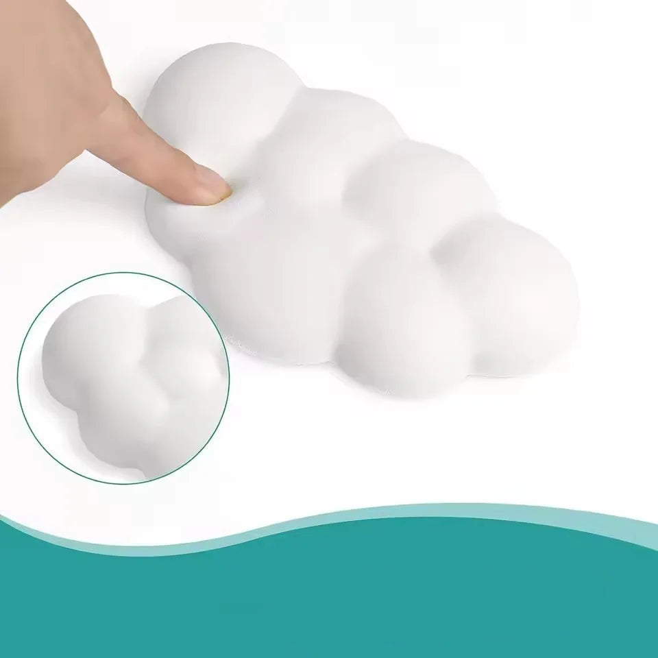 Ergonomic Memory Foam Cloud Wrist Rest for Keyboard and Mouse