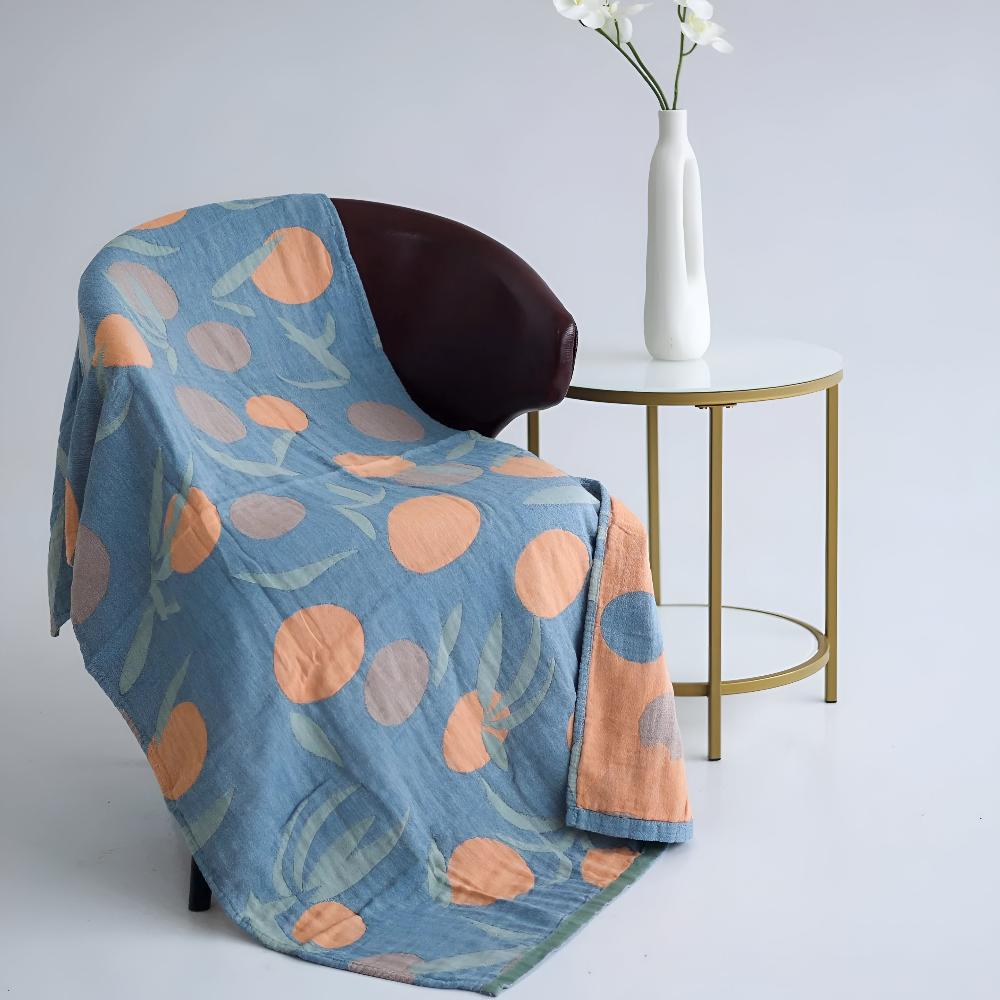 Peach Cotton Bath Towel for Everyday Use
