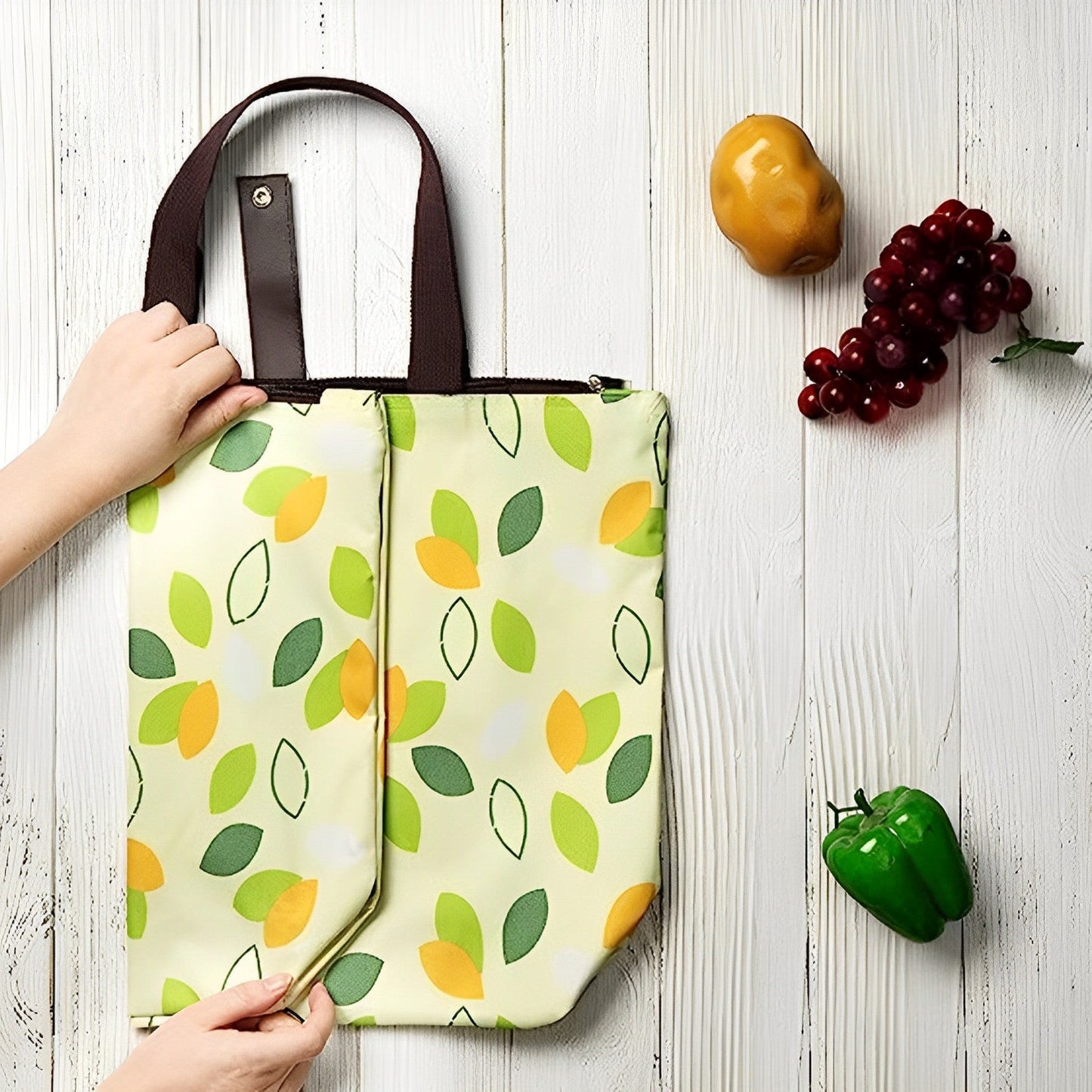 Foldable Oxford Shopping Bag with Large Capacity