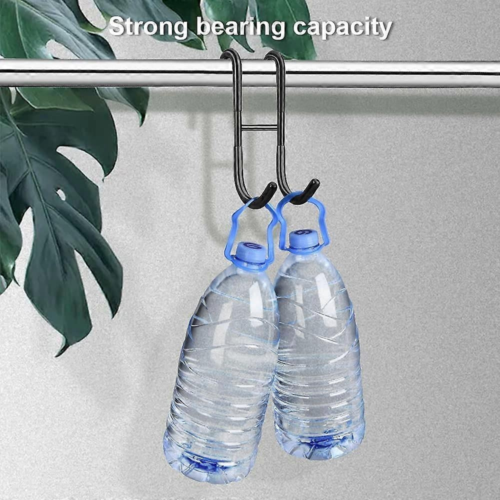 Drill-Free S-Shaped Stainless Steel Bathroom Hook