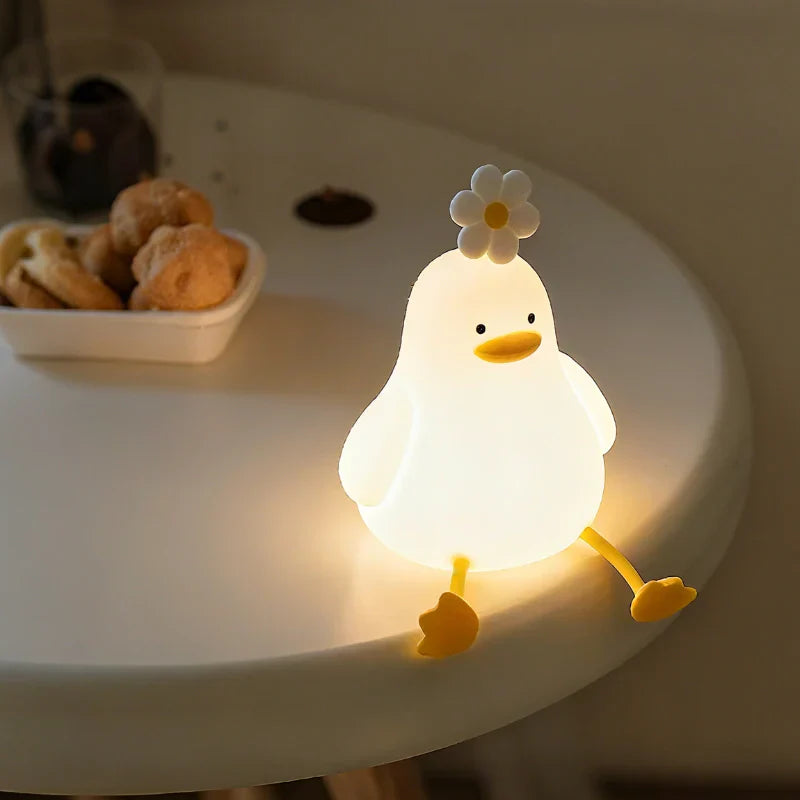 Rechargeable Soft Silicone Animal Night Light with Adjustable Brightness