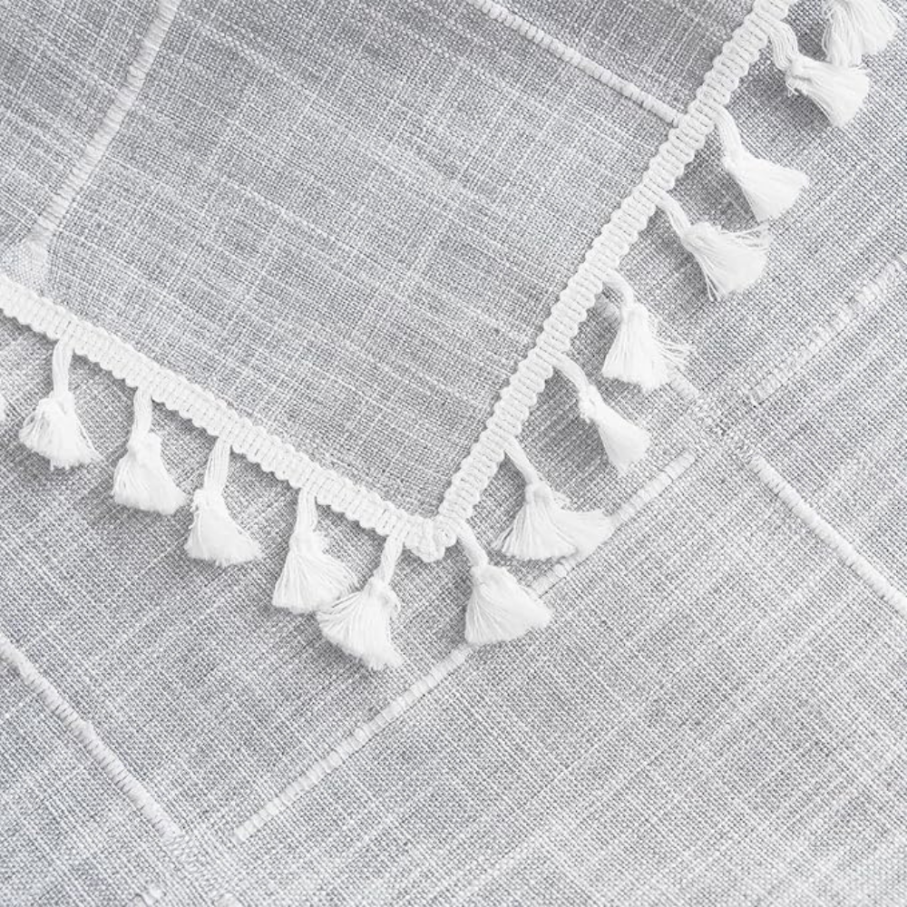 Cotton Linen Pastoral Plaid Tablecloth