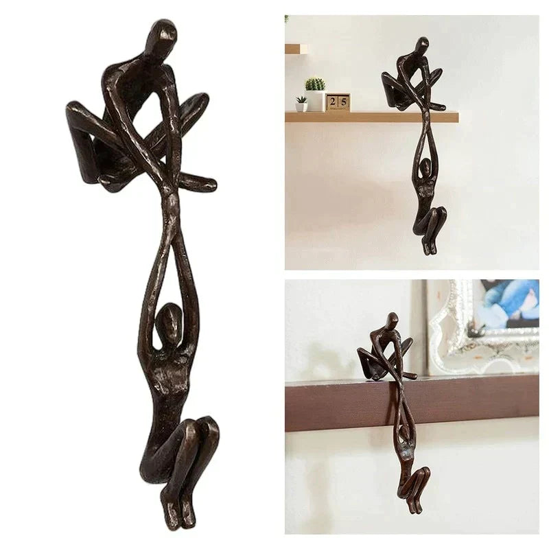 Love and Balance Decorative Sculpture in Resin