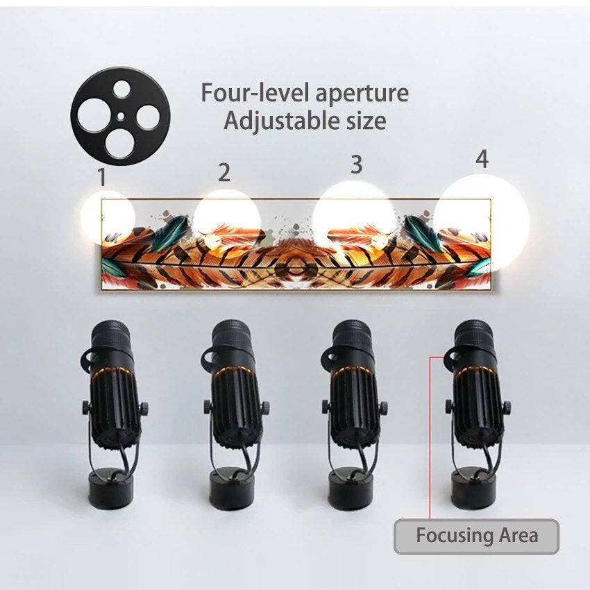 Adjustable LED Spotlight in Brushed Nickel - Modern Dimmable Ceiling Light