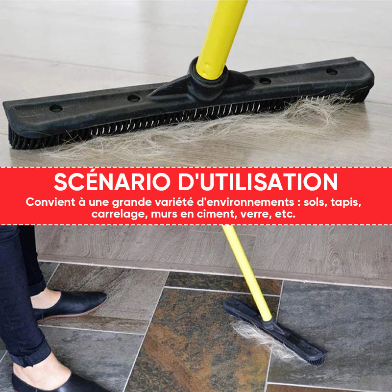 Telescopic Rubber Pet Hair Removal Broom