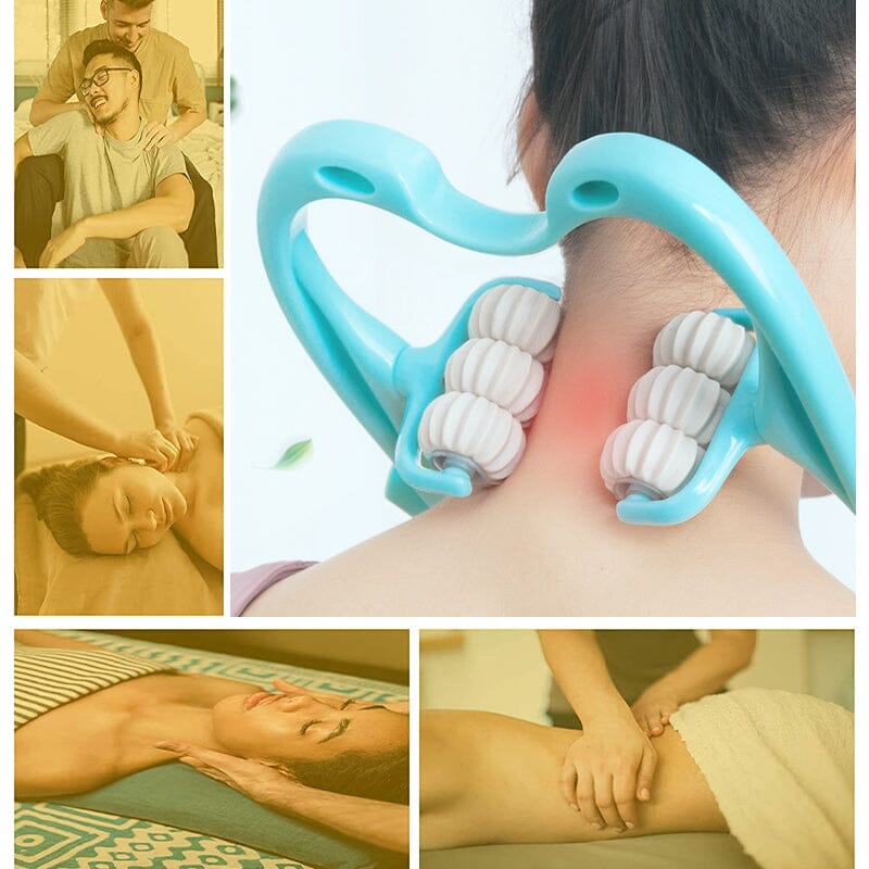 Adjustable Cervical Massager with Ergonomic Handle