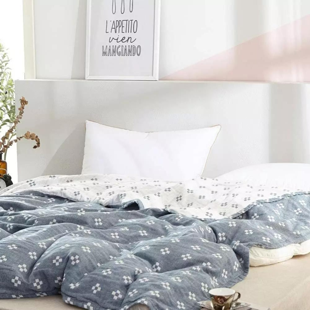 100% Cotton Diamond Dot Gauze Blanket