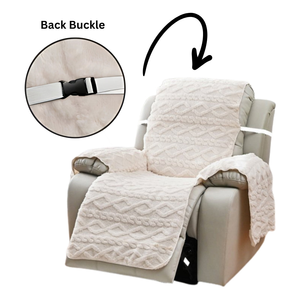 Quilted Diamond Pattern Recliner Slipcover