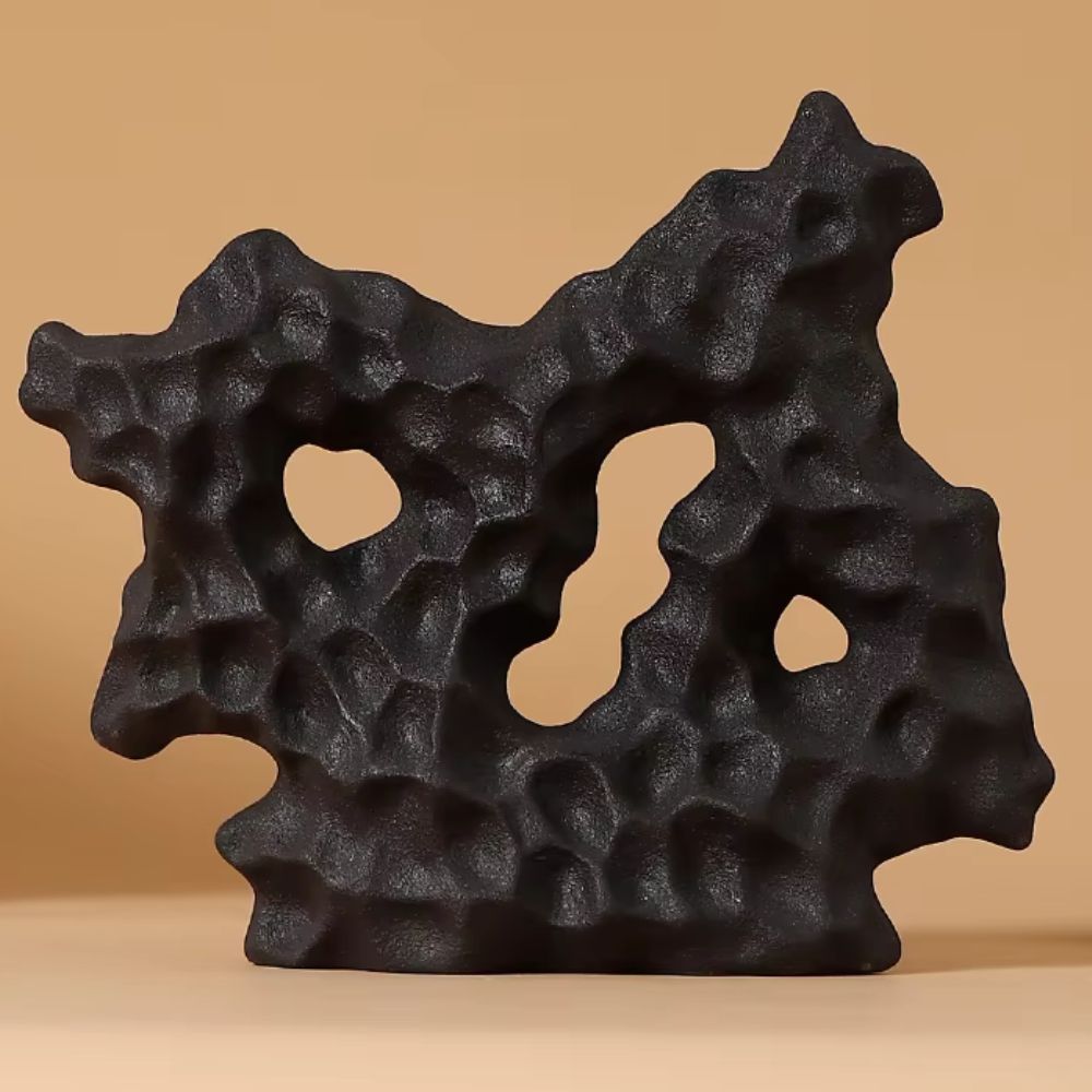 Ceramic Coral Sculpture for Coastal Home Decor