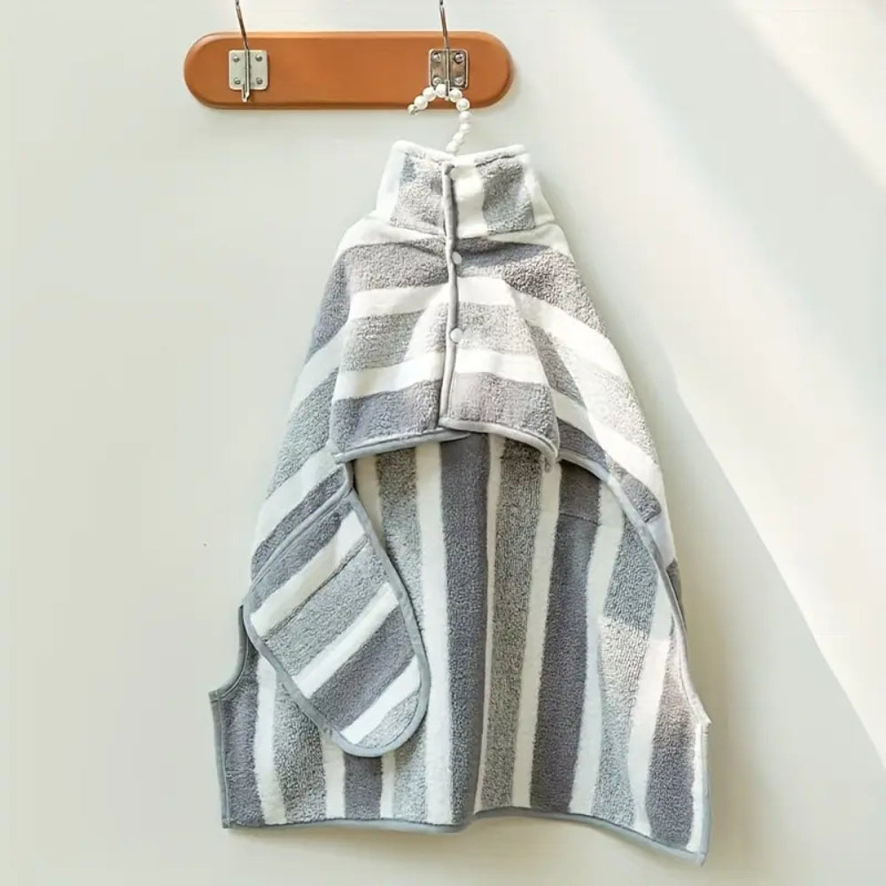 Super Absorbent Dog Drying Towel Robe