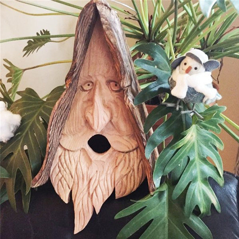 Handcrafted Resin Birdhouse for Small Birds and Squirrels