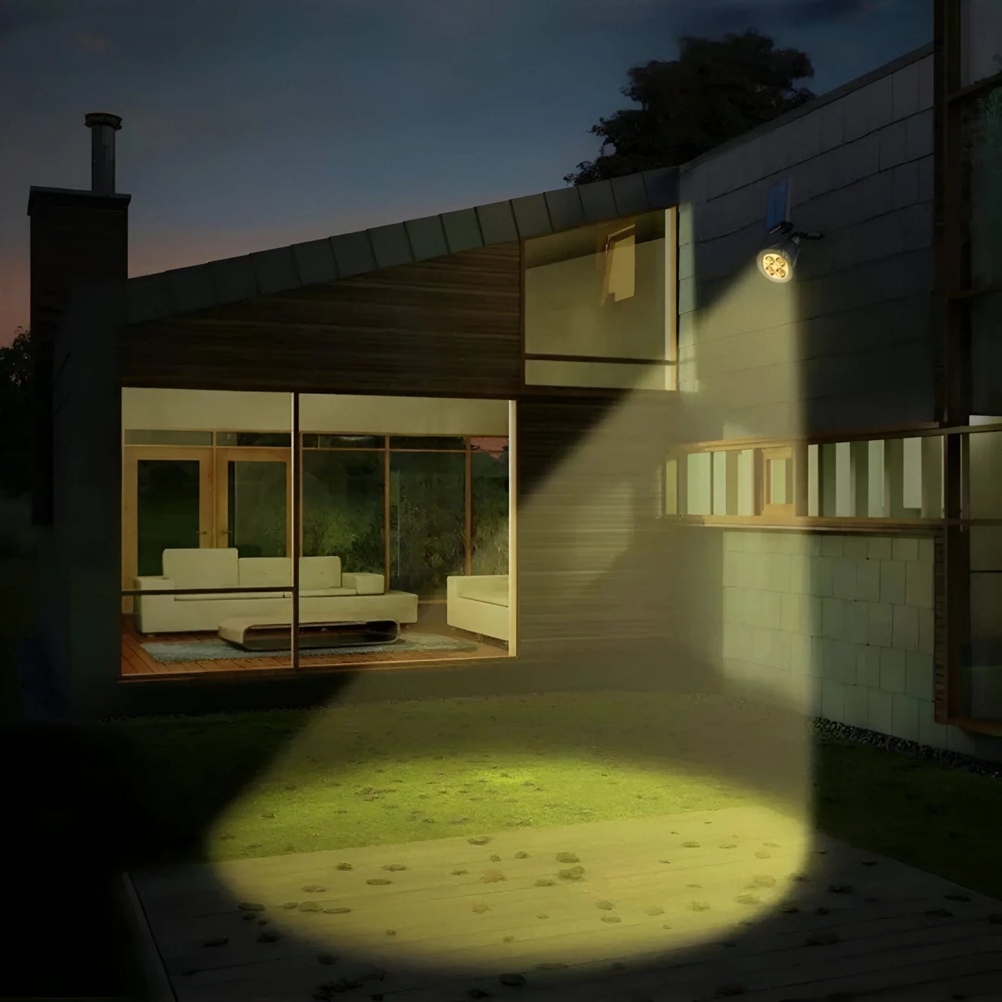 Adjustable Solar Spotlights with Dual Modes and Weather-Resistant Design