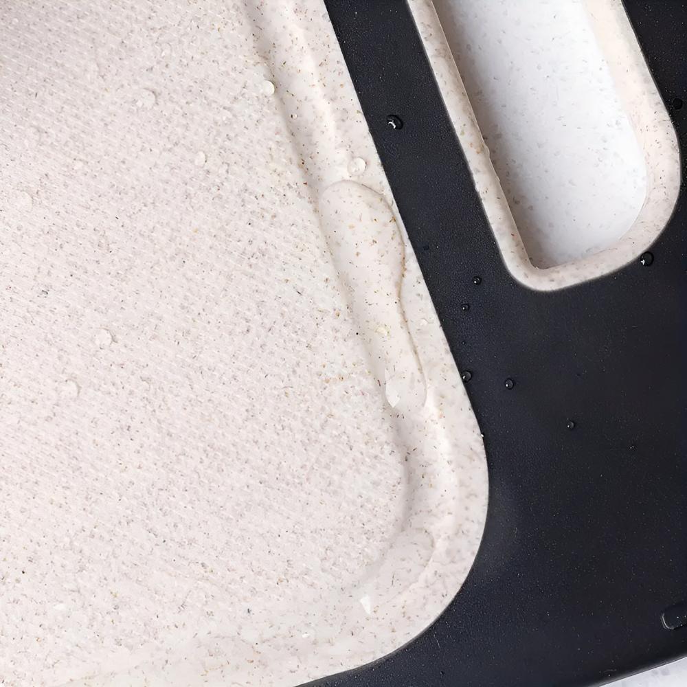 Reversible Stainless Steel Cutting Board with Garlic Grinder