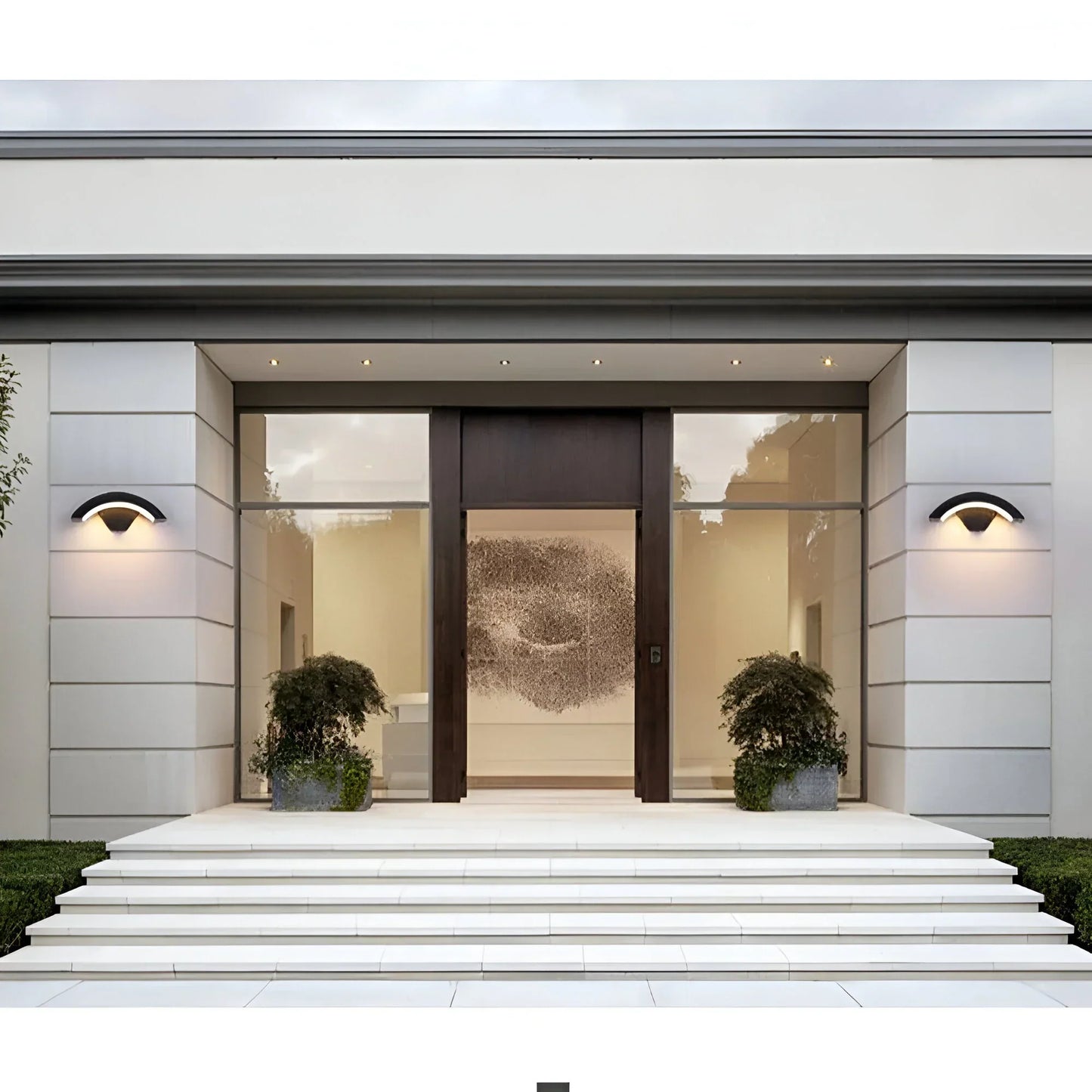 Motion Sensor Outdoor Wall Light - Weatherproof Metal Design