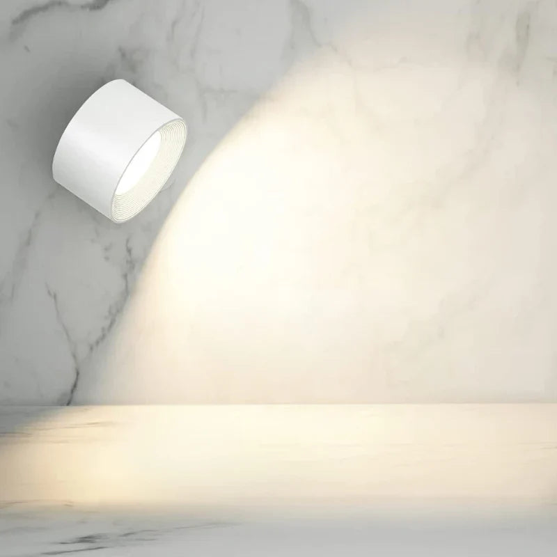 Cordless Rechargeable Magnetic Wall Lamp with 360° Rotation