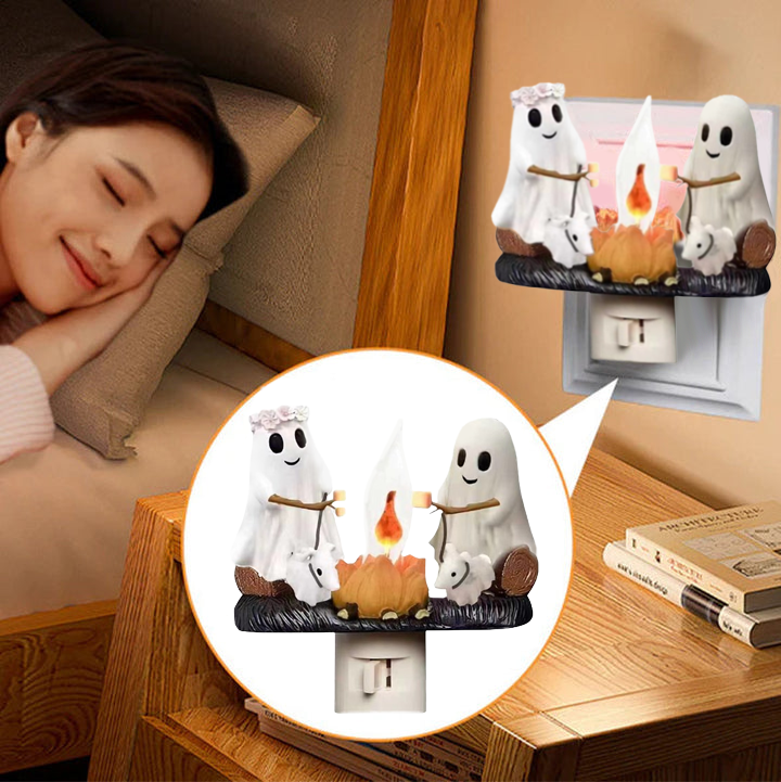 Flickering Ghost Campfire Night Light