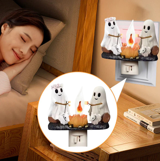 Flickering Ghost Campfire Night Light