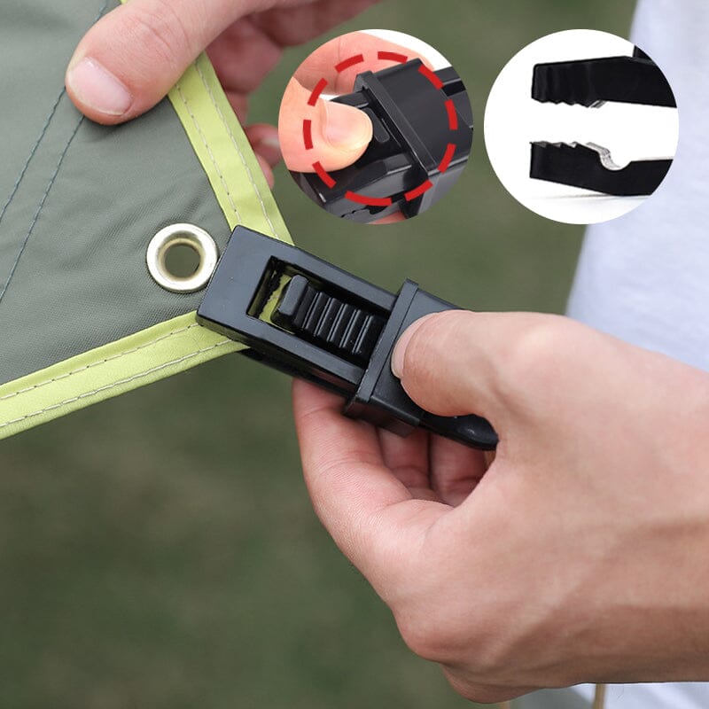 Adjustable Locking Tarpaulin Clips for Windproof Shade Fabric