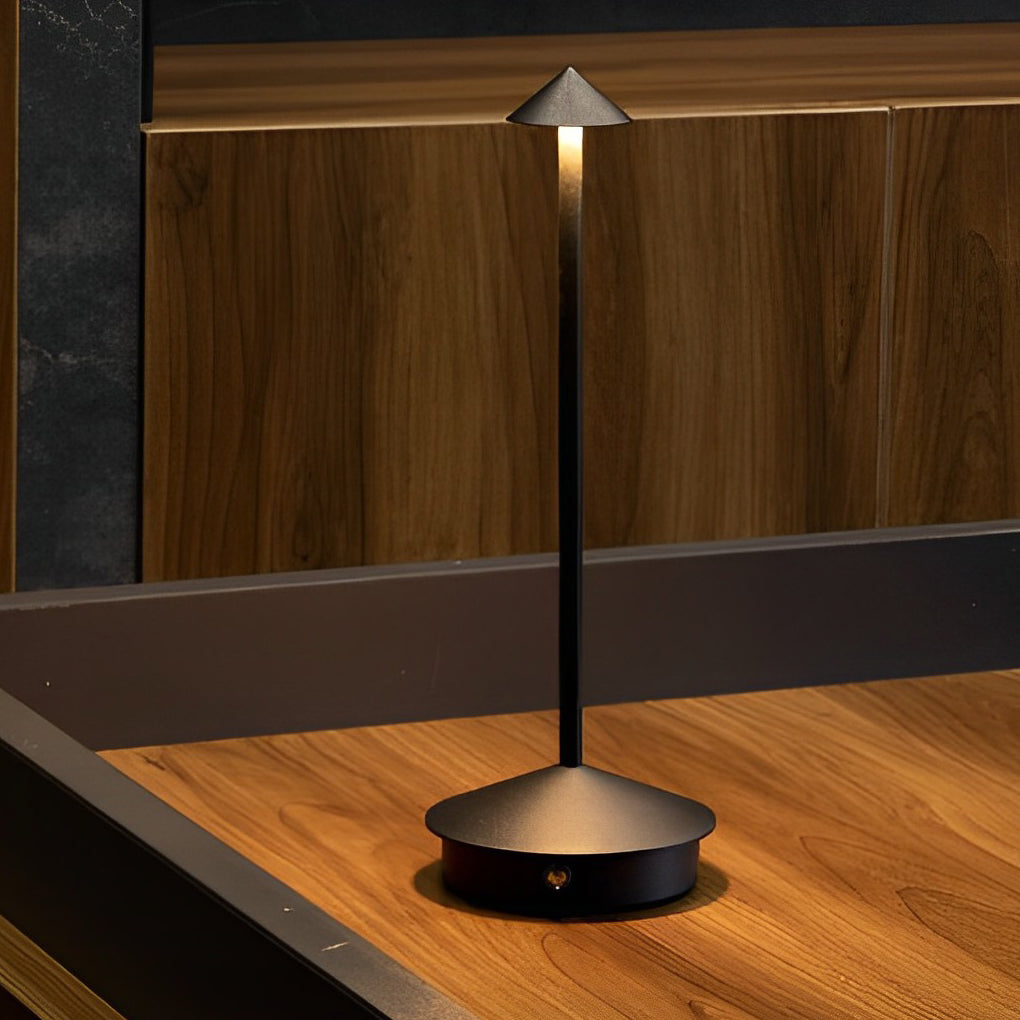 Rechargeable Dimmable USB Table Lamp - Modern Aluminum Design