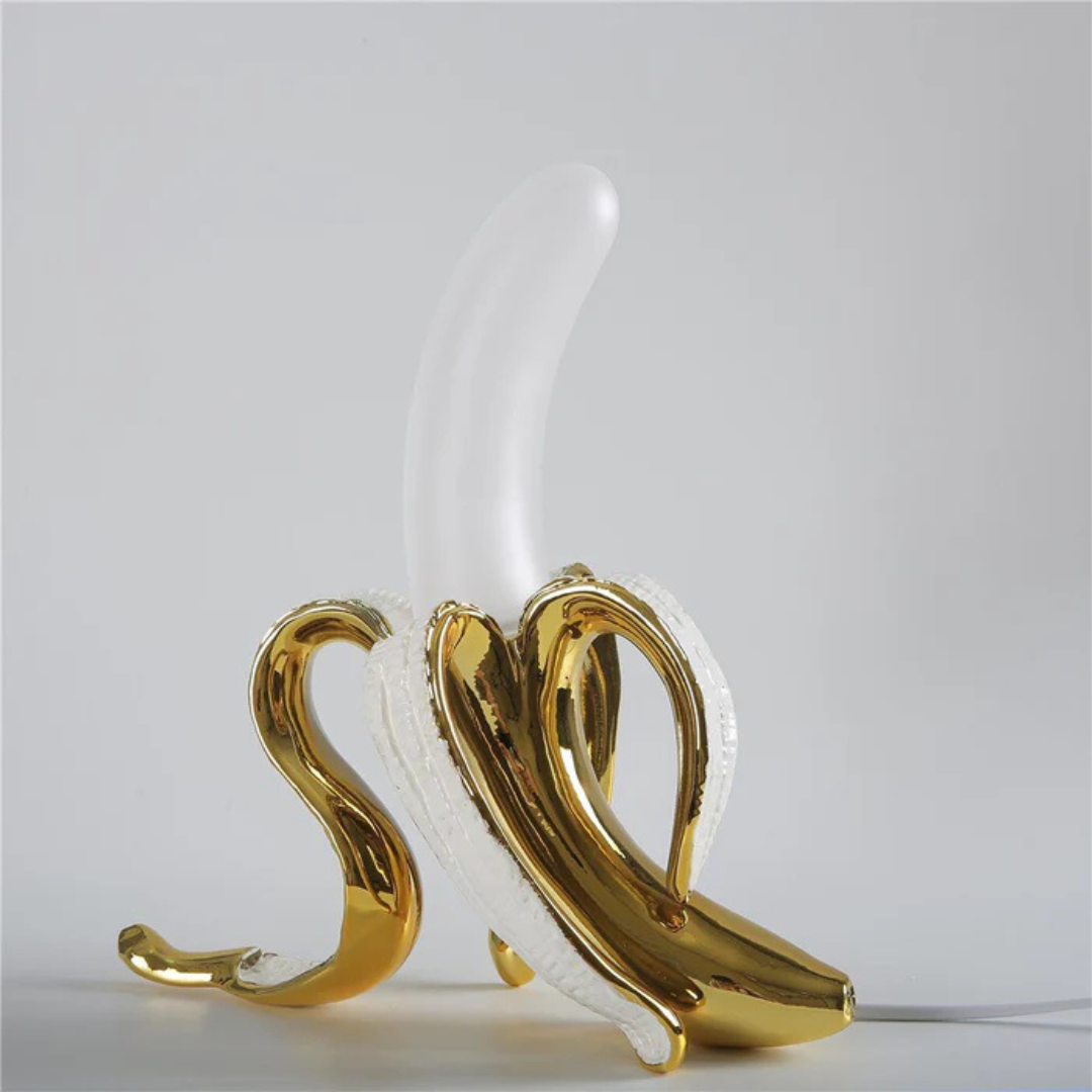 Gold Banana Design LED Table Lamp