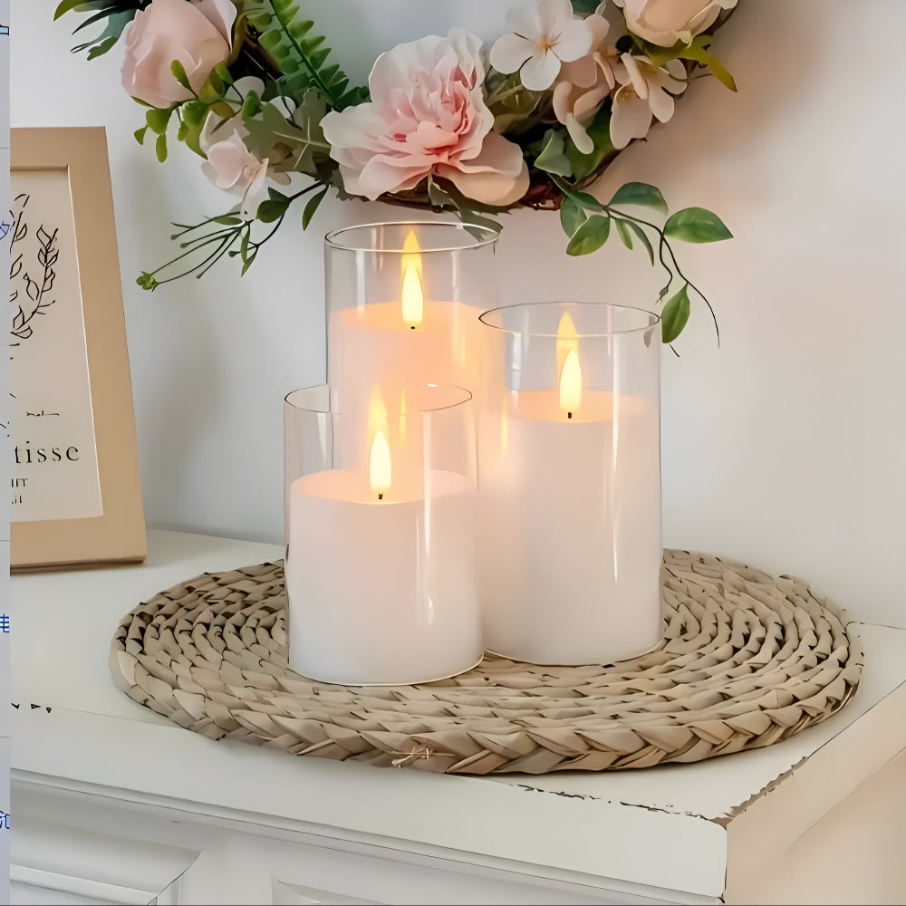 Ethereal 3D Flameless LED Candle Set