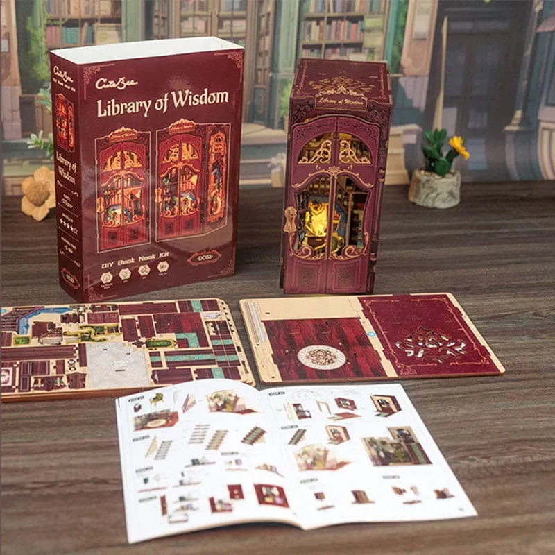 DIY Vintage Library Book Nook Kit