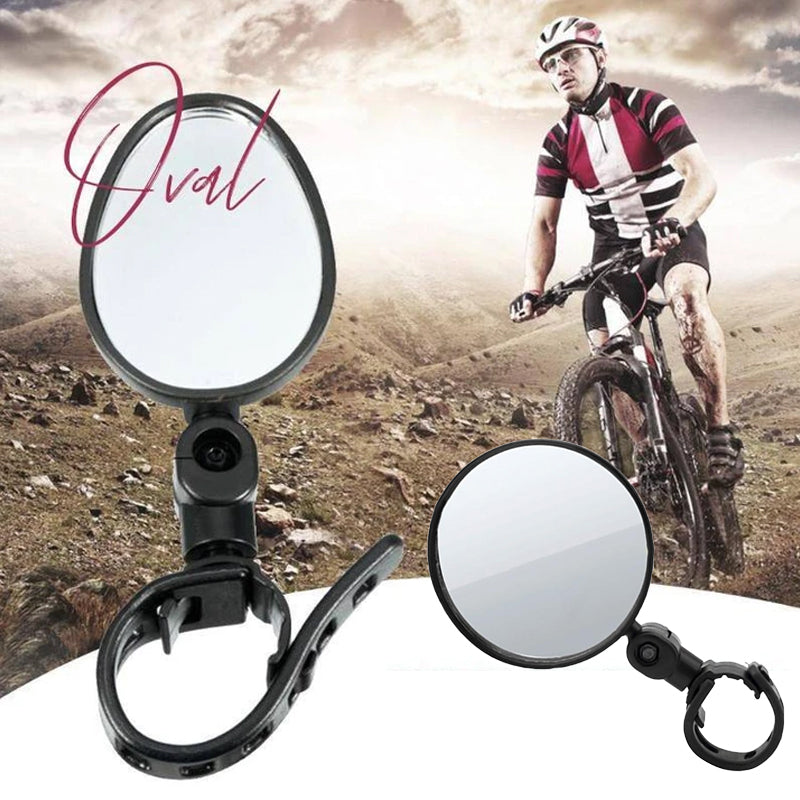360 Degree Adjustable Rotating Rearview Mirror for Bikes and Motorcycles