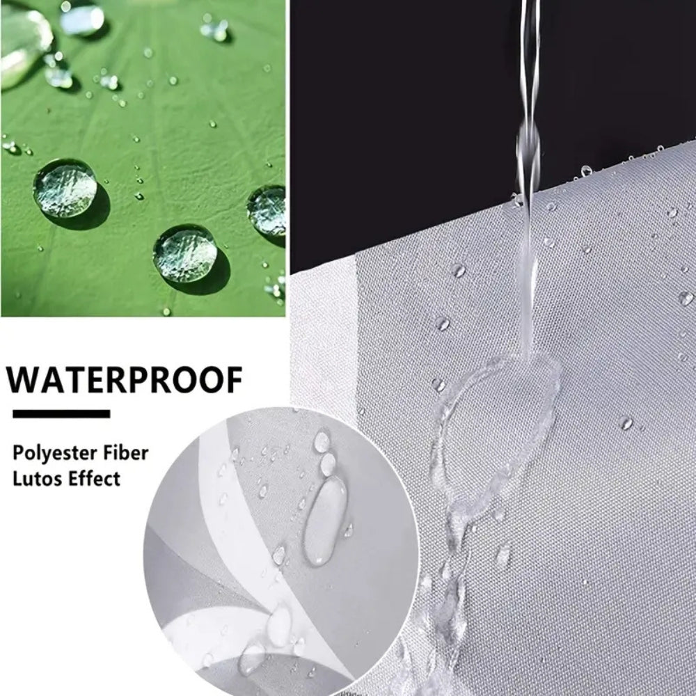Waterproof Tropical Monstera Leaves Shower Curtain