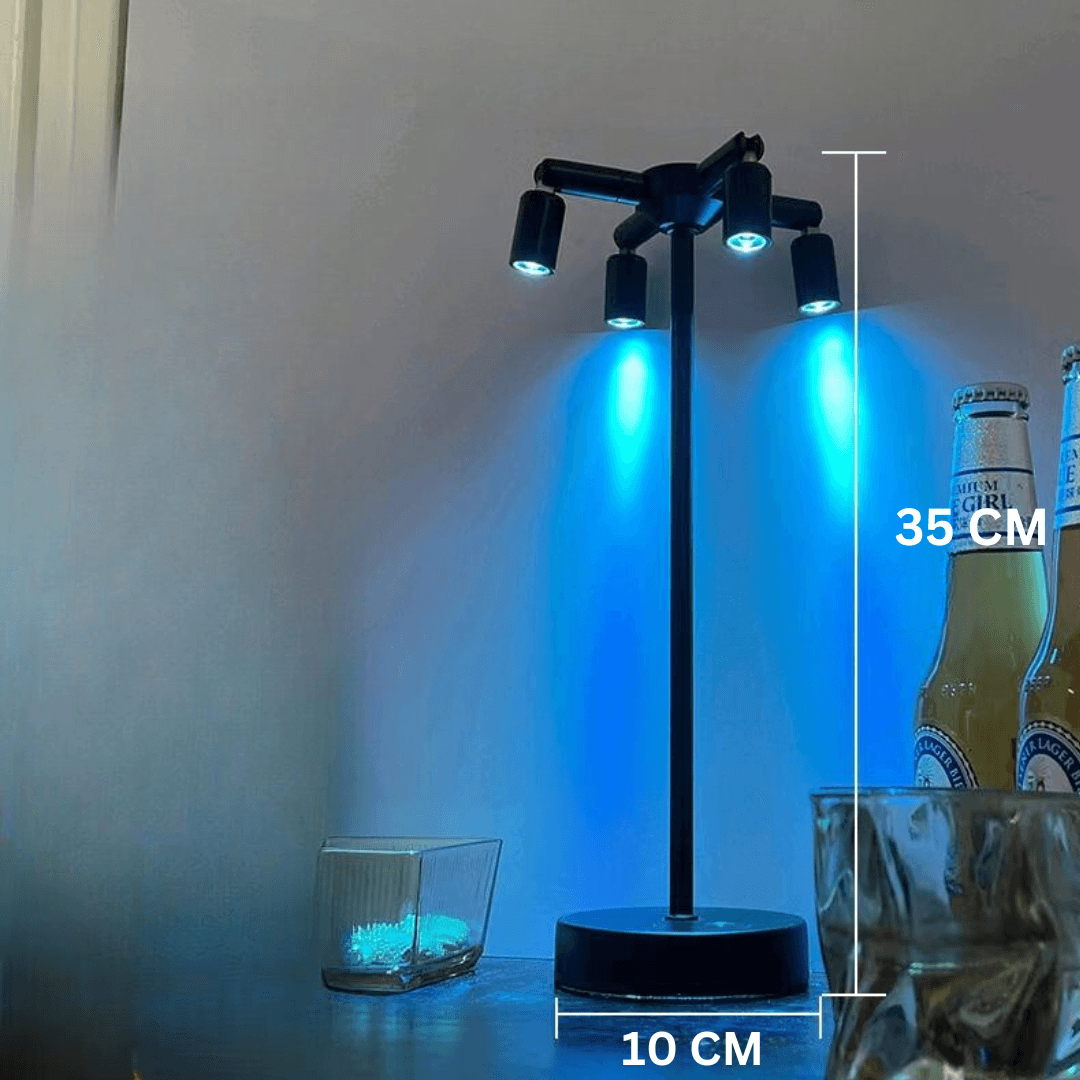 Vintage Touch-Controlled Rechargeable Table Lamp